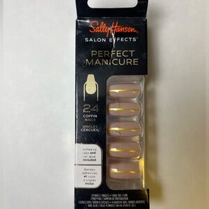 Sally Hansen Salon Effects Perfect Manicure Press on Nails Meet Me In The Metal